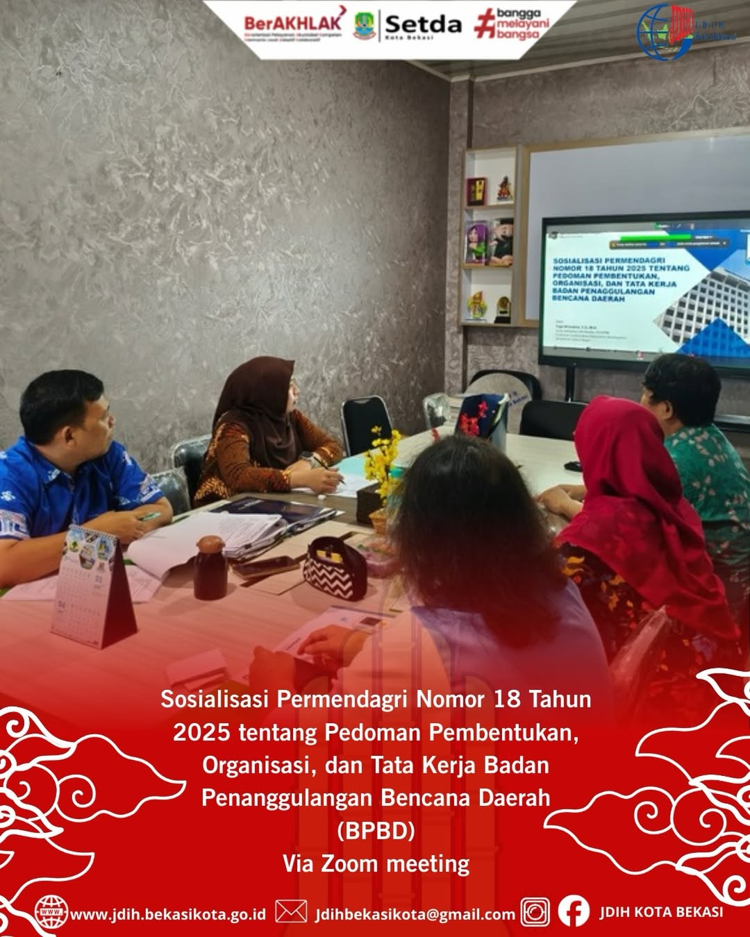 Sosialisasi Permendagri Nomor 18 Tahun 2025